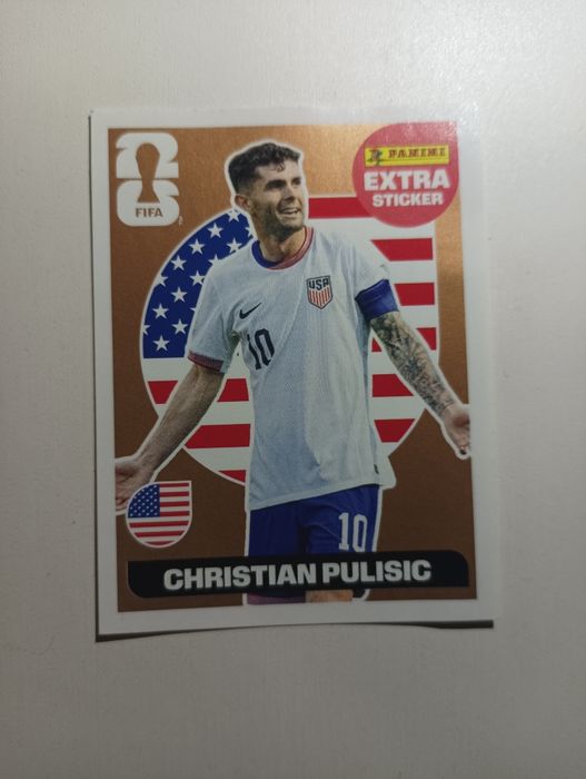Cromo Extra Christian Pulisic Bronze Mundial 2026