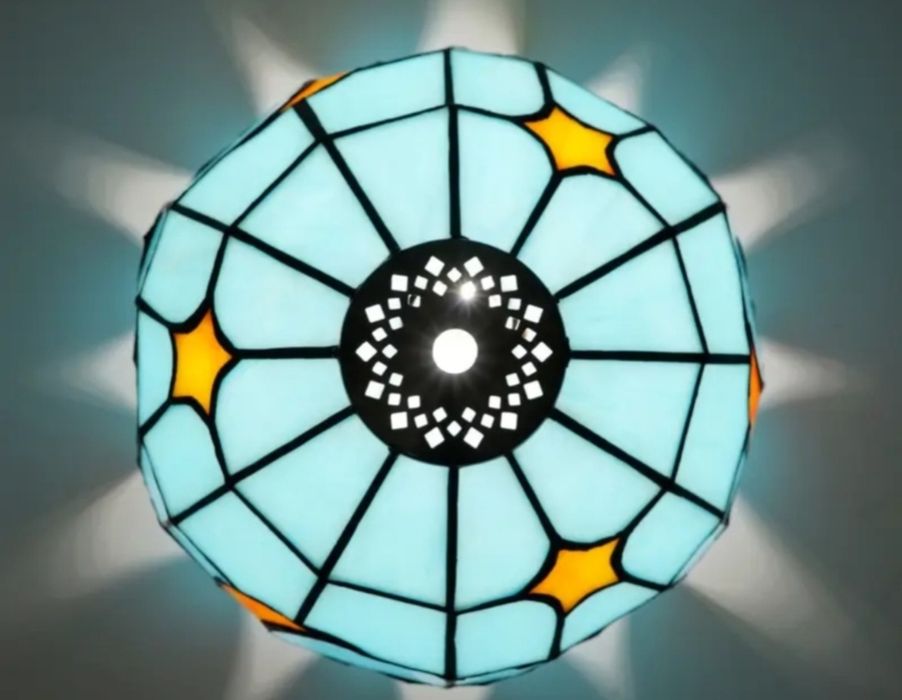 Abajur em Vidro Estilo Tiffany