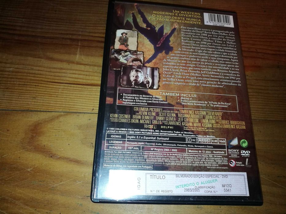 SILVERADO DVD (legendagem em Português)