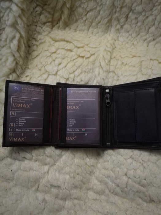 Мужское кожаное портмоне бренда VIMAX