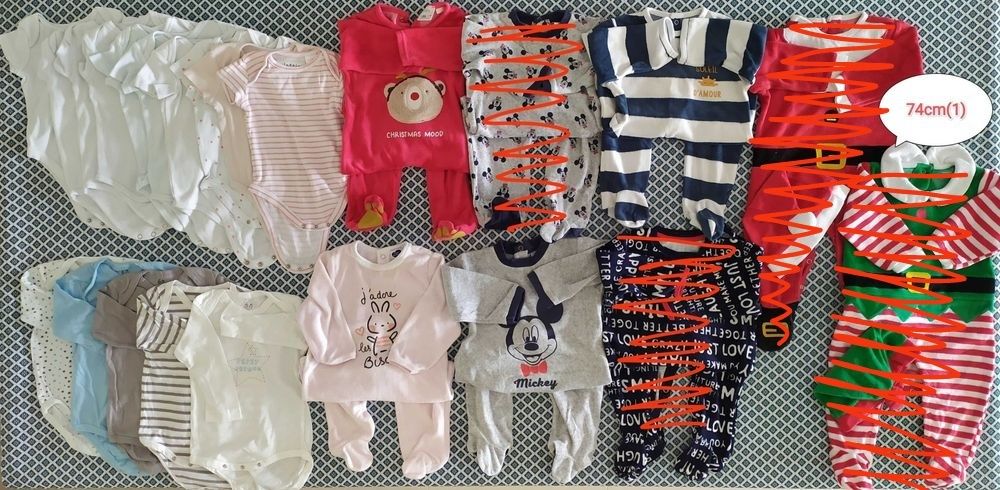 Roupa Bebé - 6 meses (68cm) a 9 meses (74cm)