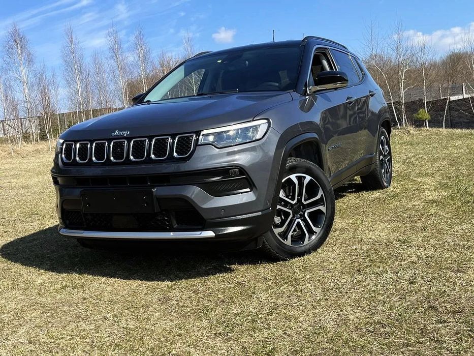 Jeep Compass oryginalny lakier, serwis ASO, kamera 360 stopni, 4x4, LEDY,
