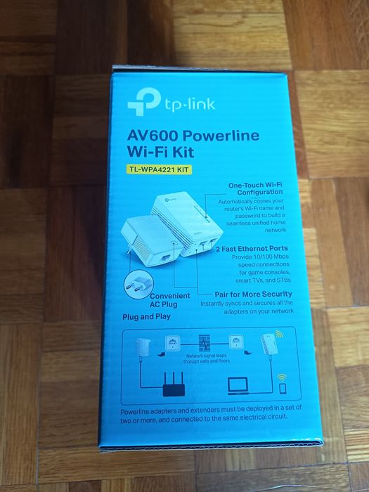 Powerline Wi-fi Extender Av600 - como novo