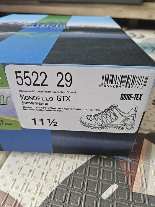 Buty turystyczne męskie Meindl Mondello GTX jeans/marine rozmiar 46.5