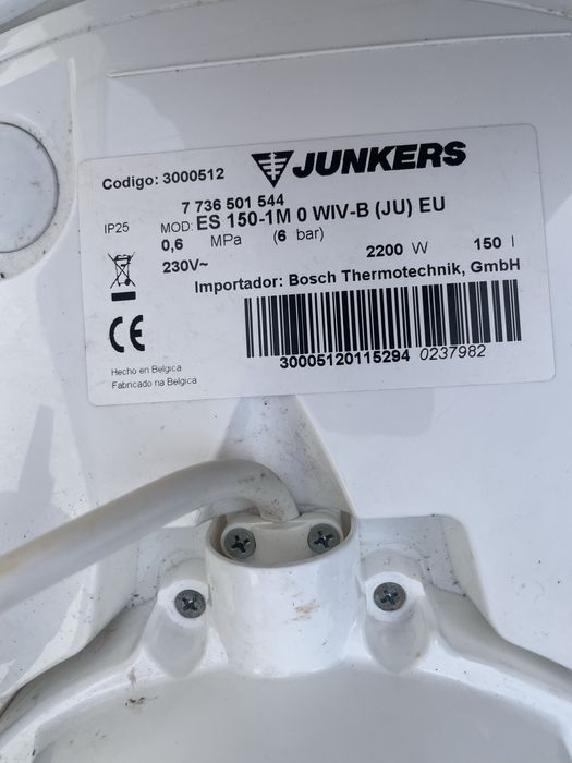 Termoacumulador Junkers 150L