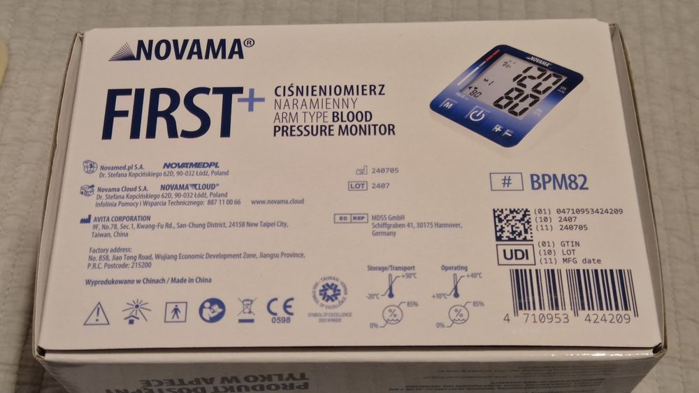 Nowy ciśnieniomierz naramienny First+
