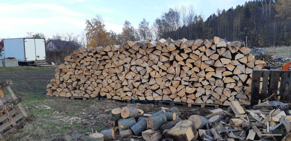 Drewno kominkowe i opałowe od 290 zł suchy buk jesion brzoza