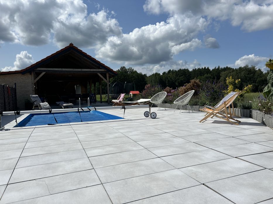 Domek z basenem na wylacznosc Mikołajki