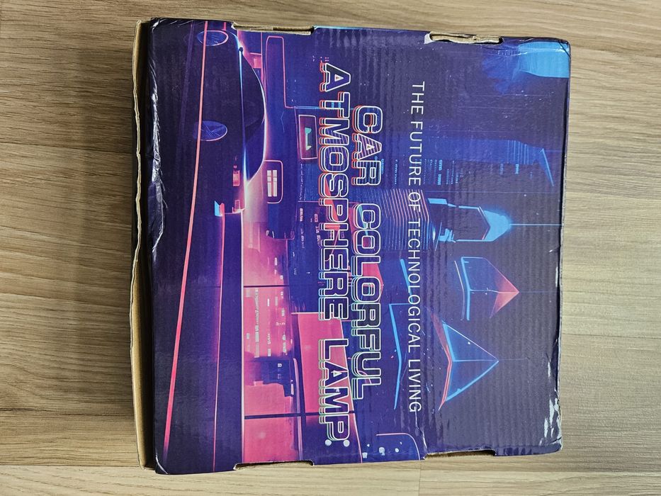 Ledy do samochodu RGB - Podświetlenie wnętrza z kontrolą Bluetooth