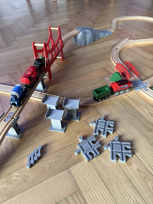 ŁĄCZNIK TORÓW Ikea, Brio, Bigjigs, Lillabo, 10 Sztuk