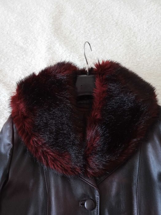 Płaszczyk z naturalnej skóry