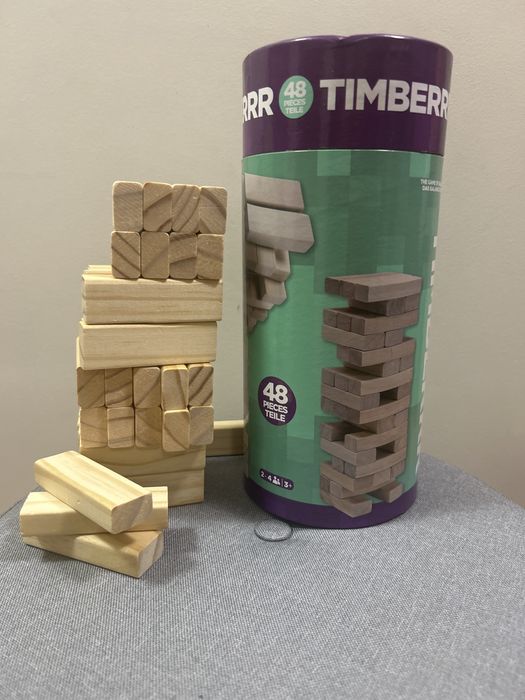 Klocki drewniane jenga, tomberrr, 48 szt