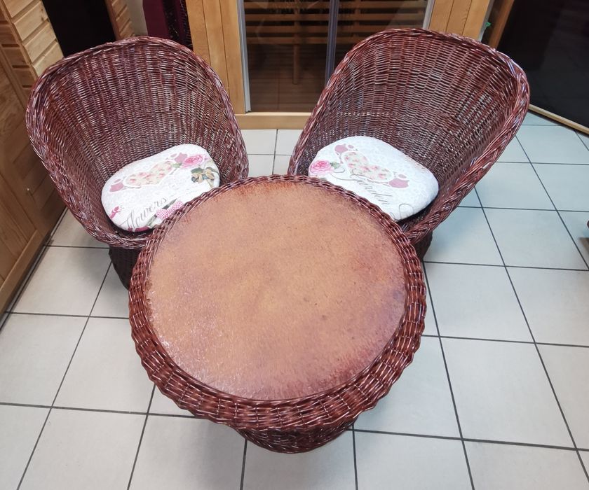 Okazja meble ogrodowe/balkonowe rattanowe /z ratanu