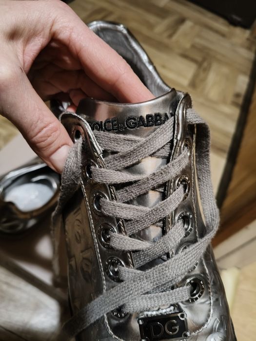 Adidasy D&G srebrne, oryginał