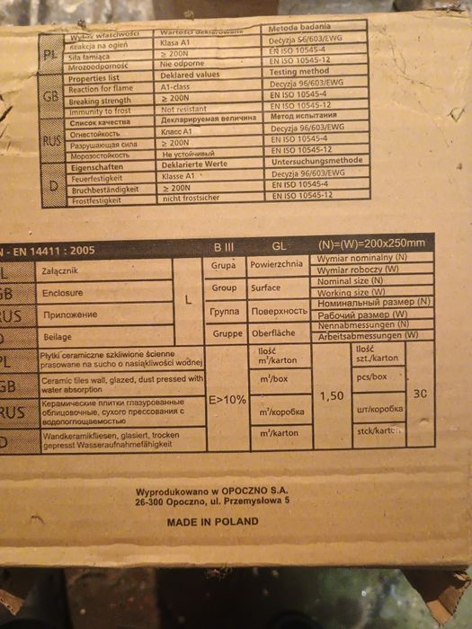 Płytki ścienne Arosa niebieska 20x25 Opoczno