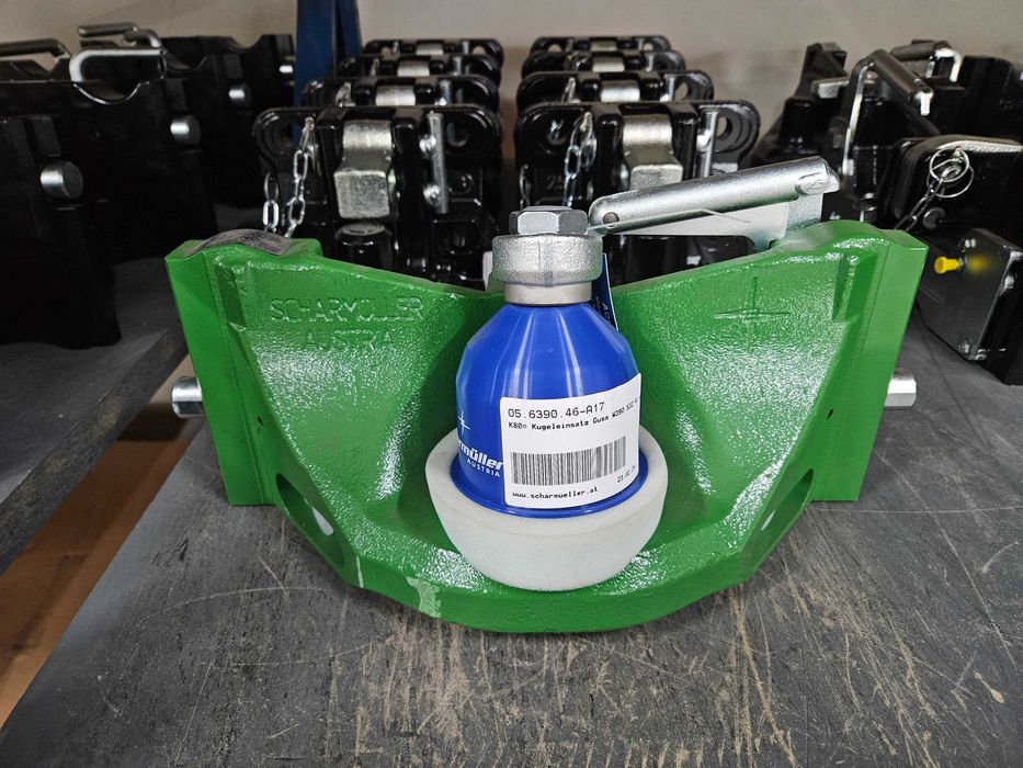 Zaczep kulowy K80, wkład , kula , 4tony, John Deere , Claas ,390/25/32