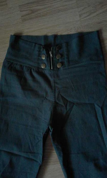 spodnie szare rurki 38 36