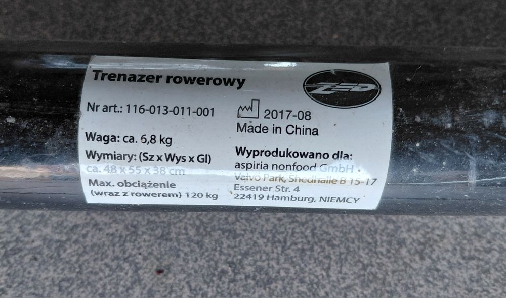 Trenażer rowerowy
