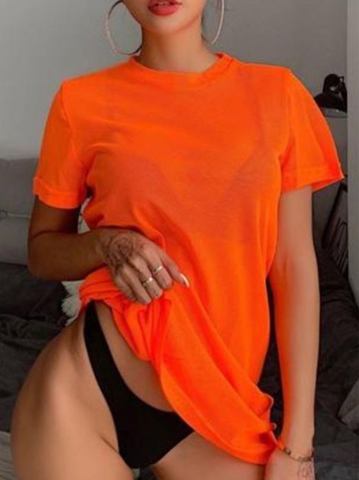 Женская яркая пляжная туника