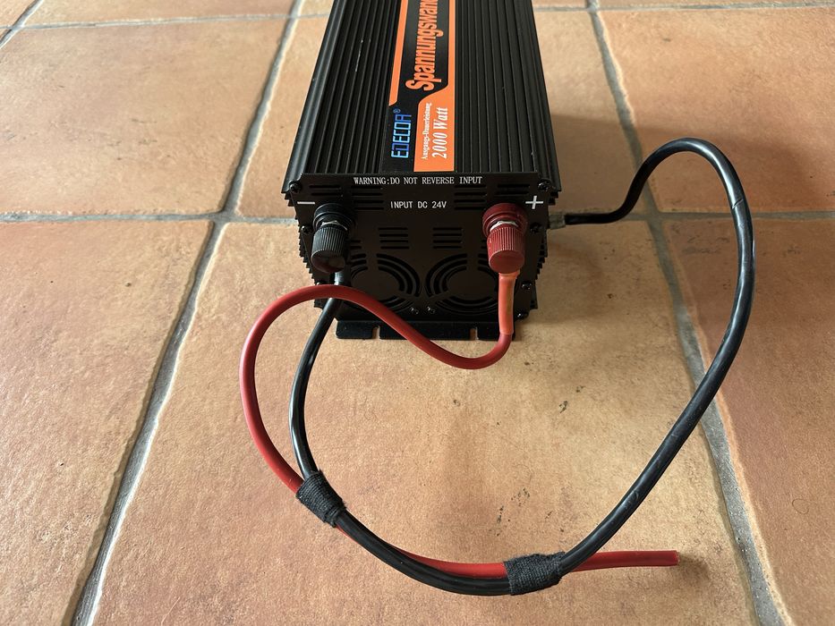 Inversor 24 V 220 V conversor 2000 w e pico de 4000 w