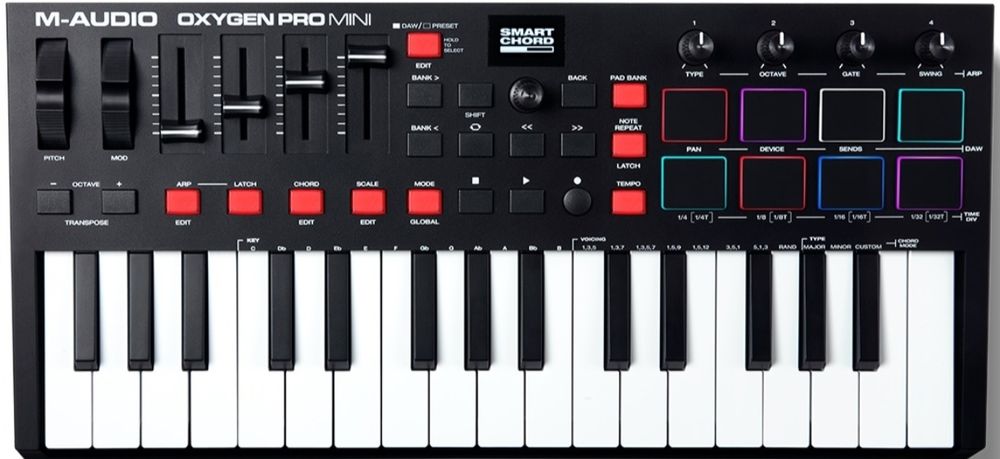 MiDi Клавіші M Audio Oxigen Pro Mini