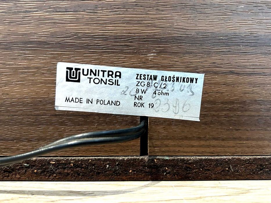 Kolumny Głośniki Unitra Diora TONSIL 2x 20W KLEOPATRA Meluzyna Antyk