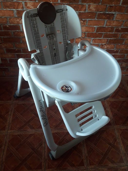 Стільчик для годування Chicco Polly 2 Start, 4-х колісний