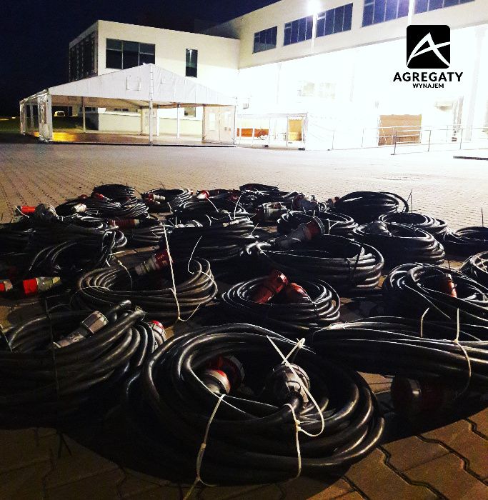 Kabel elektryczny, kabel siłowy Wynajem przedłużacz elektryczny 400V