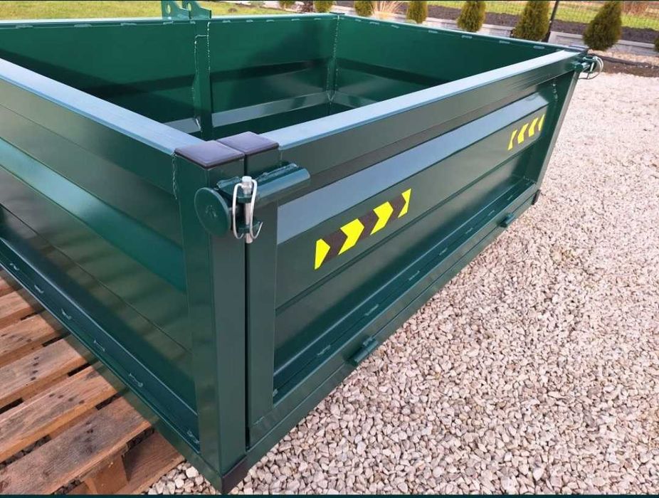 Skrzynia przewozowa paczka ładunkowa na tył ciągnika szufla łych DOWÓZ