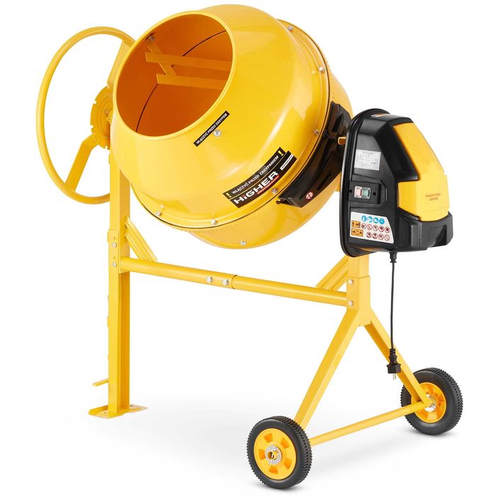 Betoniarka wolnospadowa mieszalnik HIGHER PROFESSIONAL 160L 230V 1300W