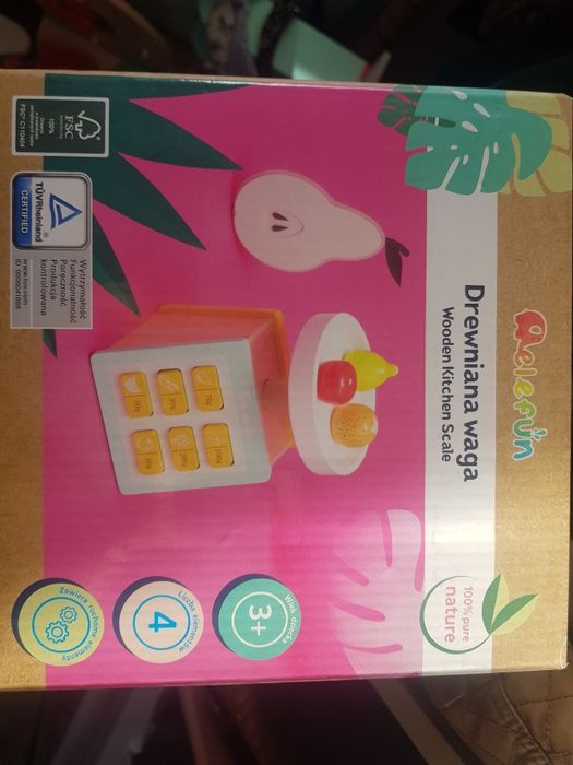 Drewniany waga kuchenna