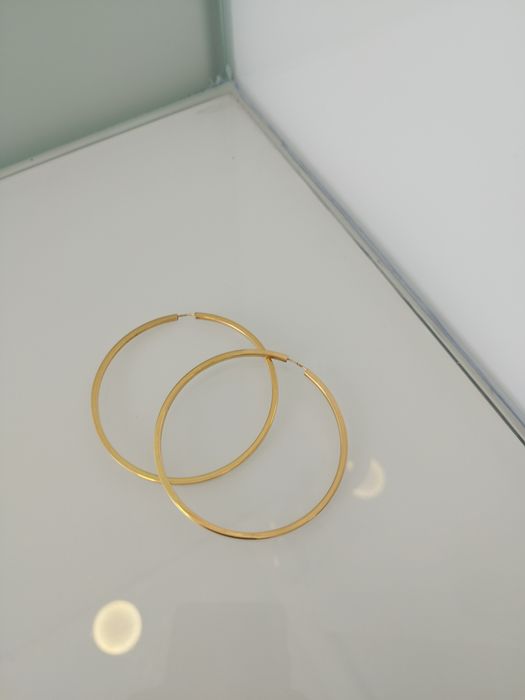Argolas em ouro de 19,2kt