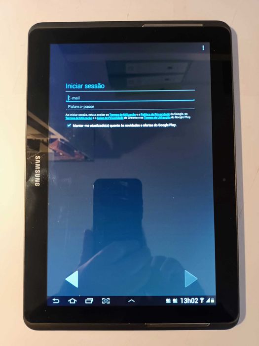 Tablet Samsung Galaxy Tab 10.1  usado, mas em razoável estado.