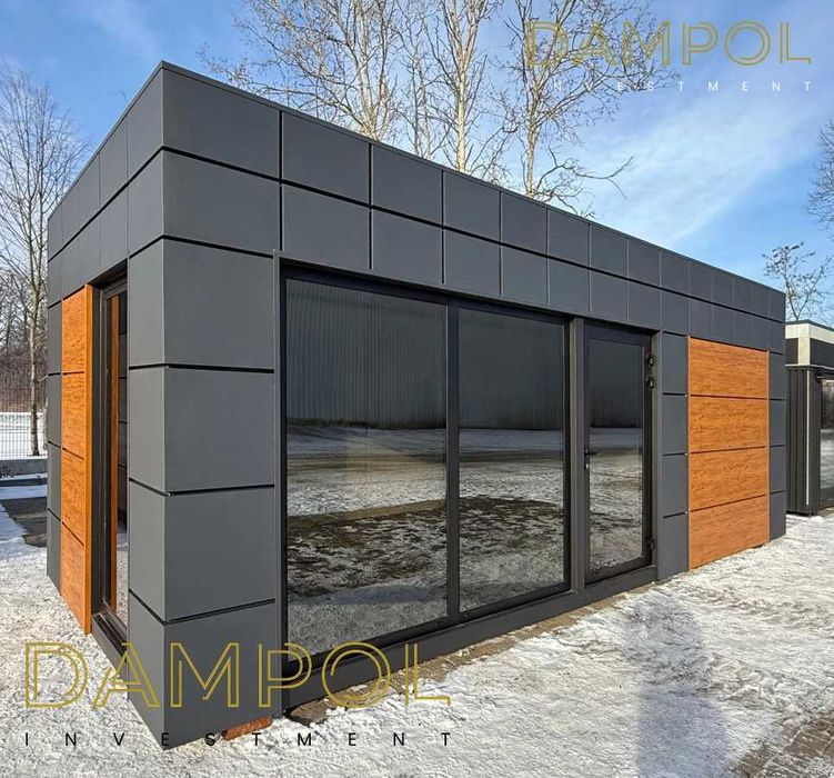 Pawilon 900x300 dom przenośny, weekendowy, pawilon biurowy, handlowy, leasing