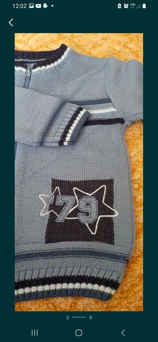 Elegancka koszula i sweter chłopięcy