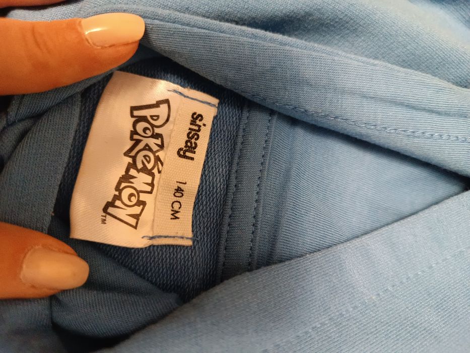 Komplet w bluz z kapturem 140 pokemon