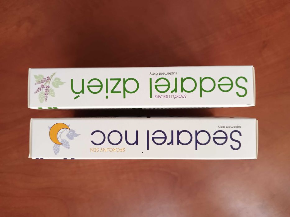 Zestaw uspokajający nasenny Sedarel dzień+Sedarel noc tabletki