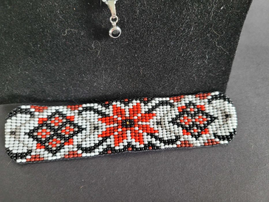 Komplet bużuterii naszyjnik bransoletka kolczyki "Słowiańska gwiazda"