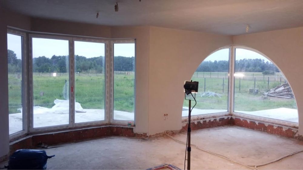 Tynki maszynowe,wylewki anhydrytowe z mixokreta,styrobeton.