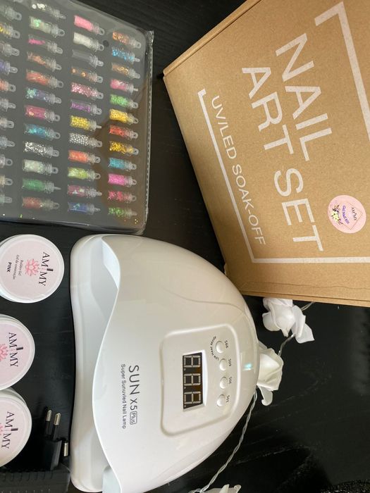 PROMOÇÃO! Kit profissional unhas de gel (completo e NOVO)