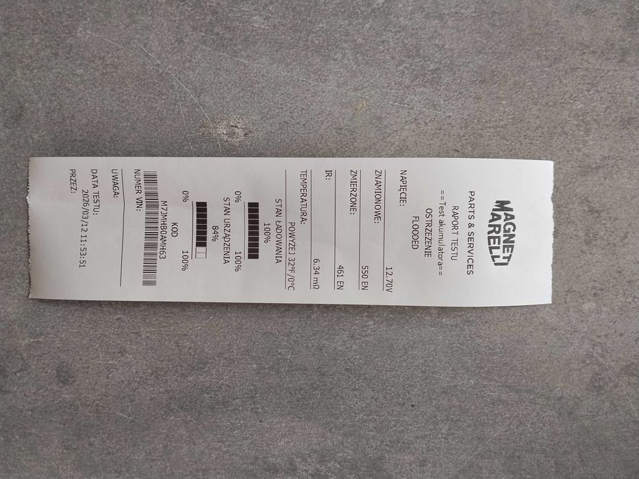 Akumulator ER 60Ah 550A (EN) - 12V