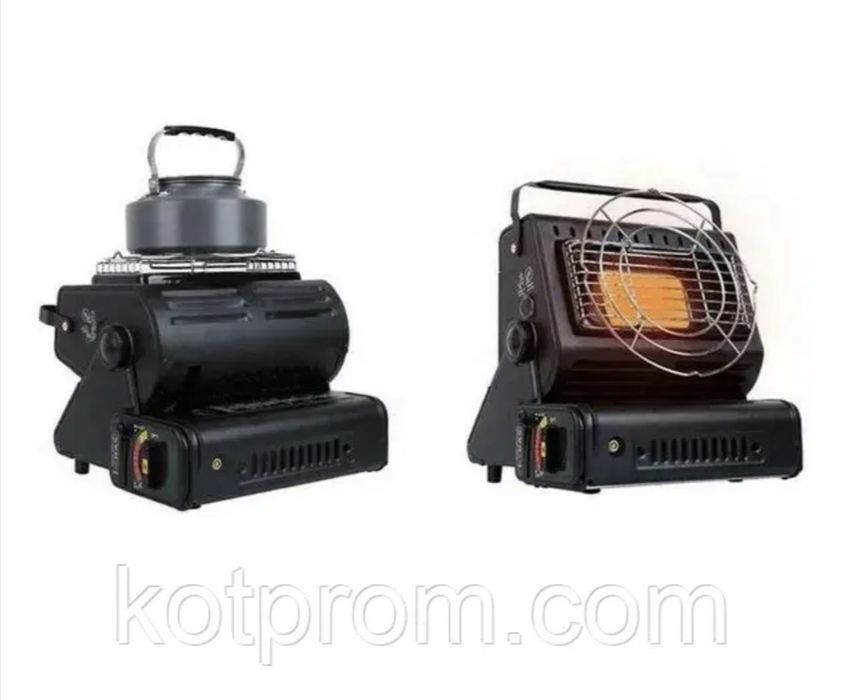 Портативный газовый обогреватель плита 2в1 Yanchuan YC-808B