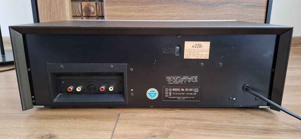 Odtwarzacz Magnetofonowy Technics 641 ! Srebrny ! IDEALNY STAN! Okazja