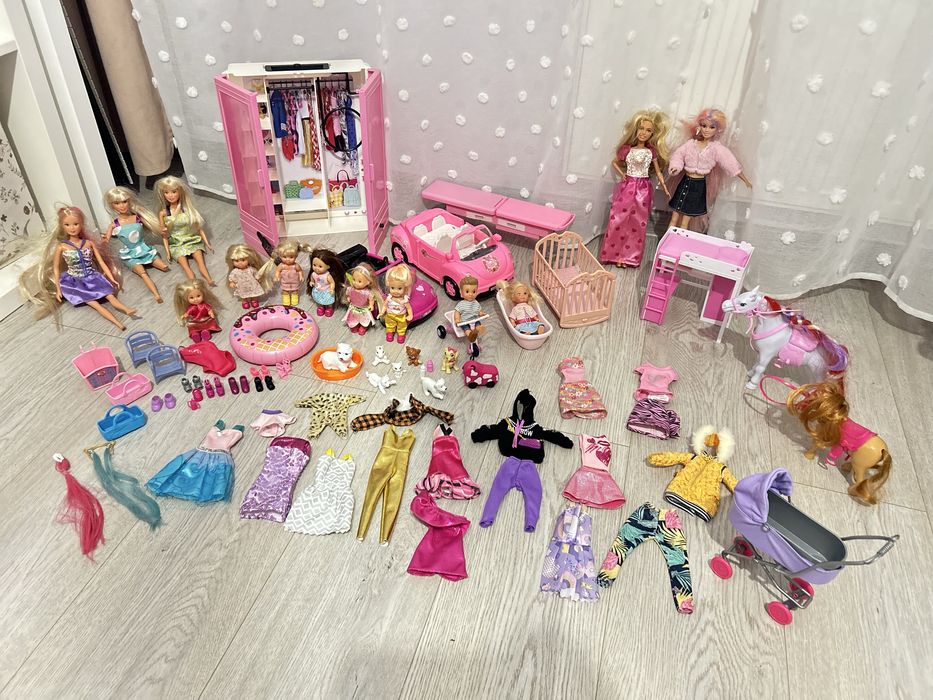 Zestaw lalki barbie + akcesoria