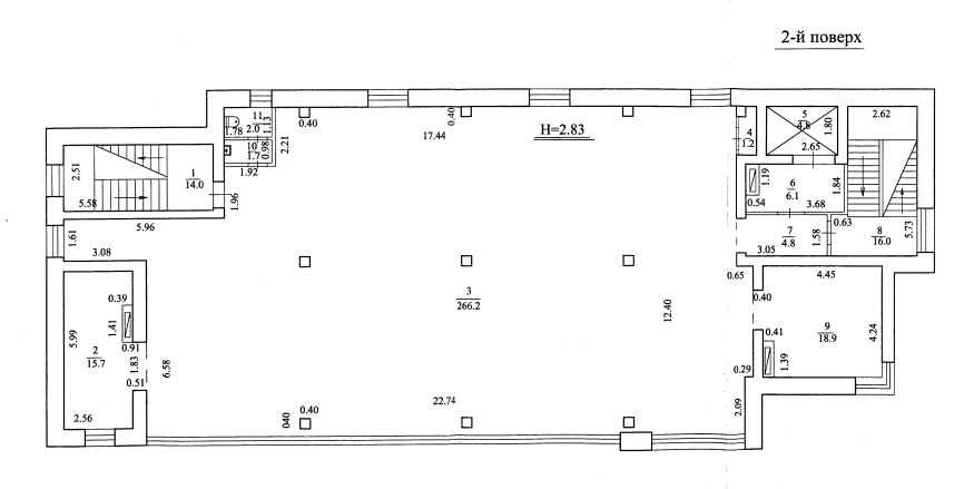 Оренда приміщення 351,9 м2/пр. Героїв Харкова 54/м. Захисників України