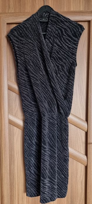 Sukienka karnawałowa srebrna nitka wizytowa  r