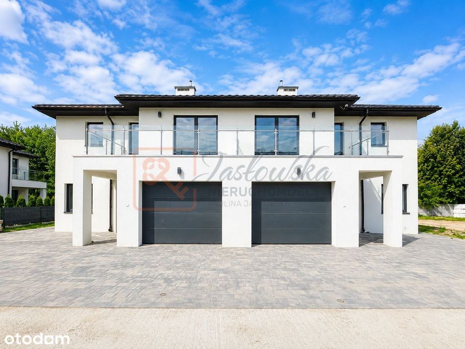 Nowoczesne bliźniaki 150 m² od lasem
