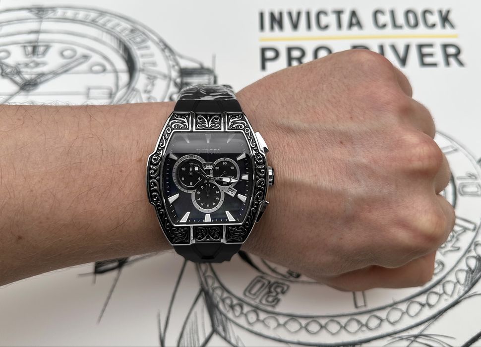 Invicta 44789 S1 Rally EXCALIBUR Swiss Ronda 5050.E Pearl 47 mm.