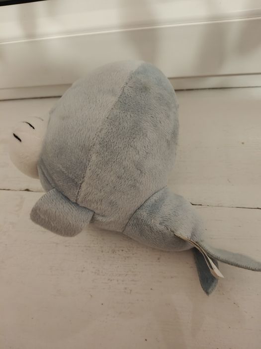 BIEDRONKA pluszak szary foka  maskotka zabawka dla dzieci