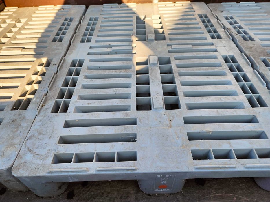 Paleta EURO H1 plastikowa szara